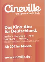 Plakatmotiv "Cineville Kino Abo"